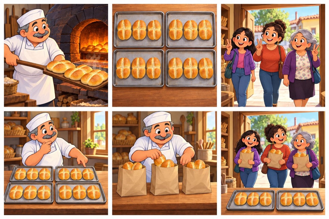 Lámina: la panadería de don Lucho
